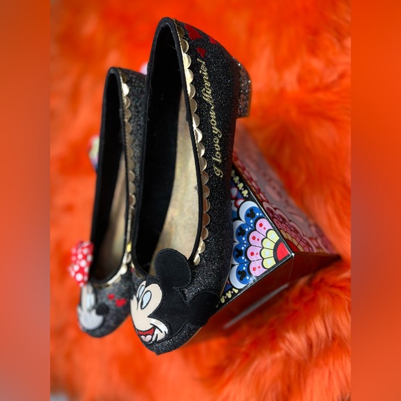 Irregular Choice Disney Mickey and Minnie Flats size 41 - Picture 8 of 14